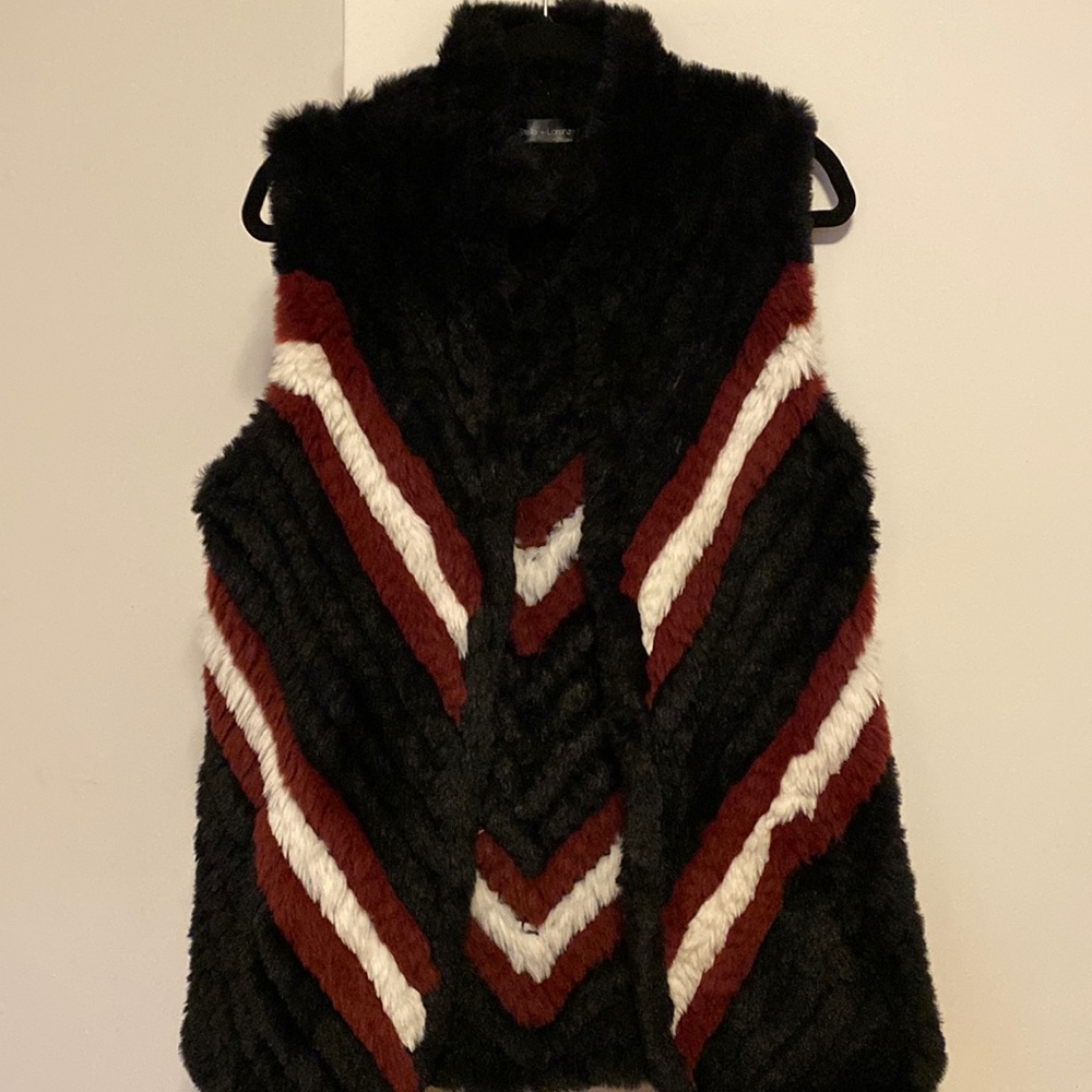 Stella & Lorenzo Faux Fur Vest